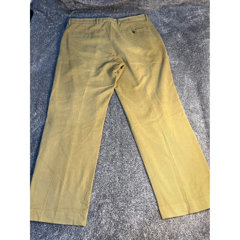 Banana Republic Dress Chino Khaki Tan Cotton Pants 34x30 Mens Straight Leg